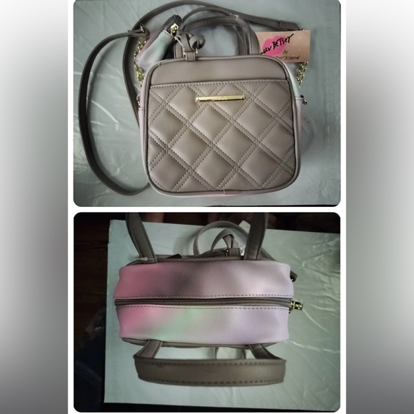 Betsey Johnson Satchel with Pouch Purse - Picture 9 of 9